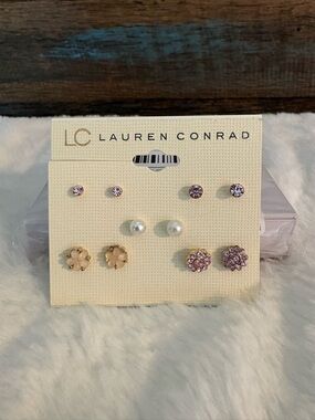 Kohl's Gold and Silver Tone Mixed Stud Earring Set